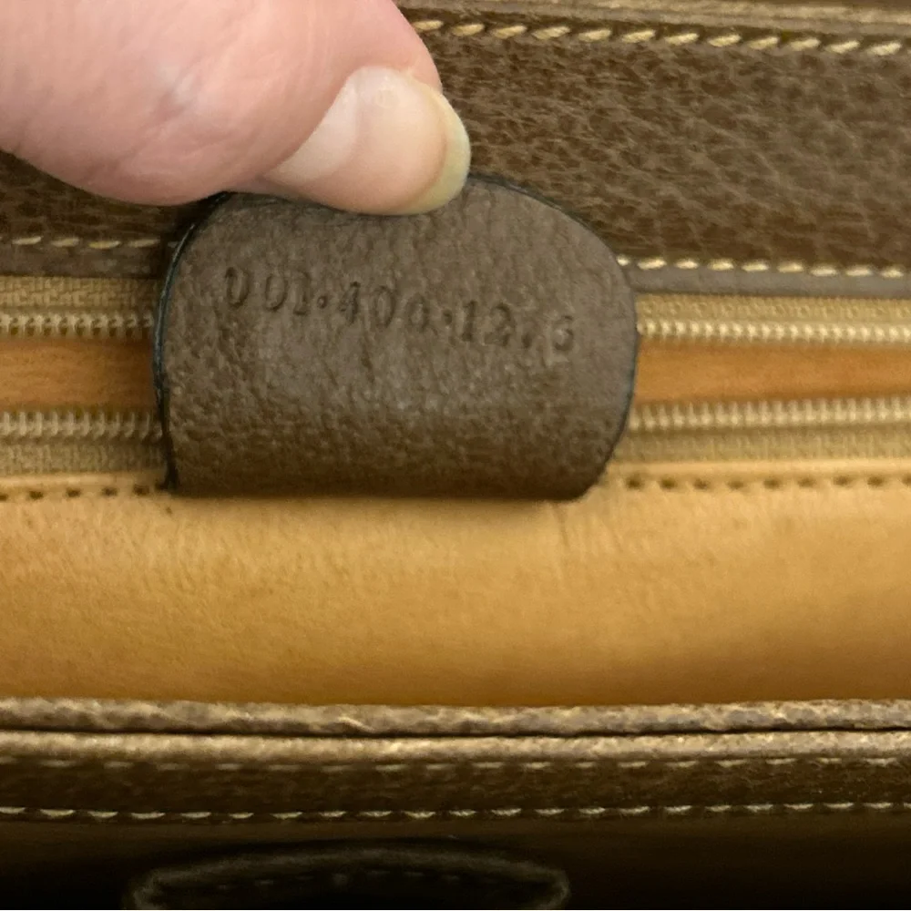 Gucci Vintage Leather Laptop Bag
